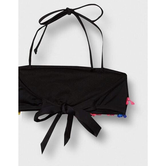 Heart‎ And Harmony Girls' Rainbow Pom Pom Bandeau Halter Top Size 12 - Picture 4 of 4